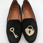 Jon Josef Gatsby key & heart mismatched loafers black 6.5 Black Photo 0