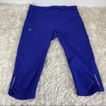Athleta Bright Royal Blue Crop Leggings Sz Small Photo 0