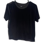 Hudson Size XS Black Velvet Fairy Grunge Whimsygoth Short Sleeve Shirt Photo 0