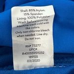 Apt. 9  High Waisted Bikini Bottoms Cross Over Royal Blue Small Vacay Beach Summer Photo 5