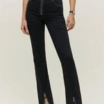 Reformation  Toby Zip Front Ultra High Rise Bootcut Jeans Photo 0