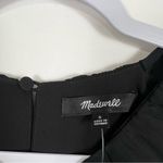 Madewell  Bubble-Sleeve Smocked Mini Dress in True Black Size Small NWT Photo 8