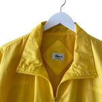 Lacoste Unisex Yellow Sportswear Outwear Wind Jacket Oversized Zipper SZ L Photo 5