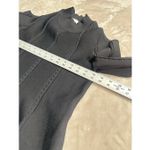 Jonathan Simkhai Women’s Size Medium Black Peplum High Neck Knit Top Photo 4