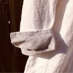 NEW CUT LOOSE White Linen swing coat w/ accent Cuffs L Size L Photo 1