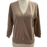 Grace Karin Brown 3/4 Sleeve Cardigan Women Size Medium NWT | 20-19 Photo 0
