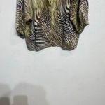 Adrienne Landau  Animal Print Blouse Sz M NWT Photo 8