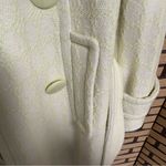 Banana Republic Banana Republic Lime Green And White Wool Blend Trench Coat Size XS Photo 3