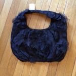 Free People  Aurora Floral Shoulder Bag in Black NWT Photo 4