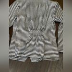 Vintage Byer Too! Women's Houndstooth Fitted Blazer Jacket Black & White Size 11 Photo 4