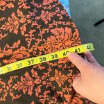 Croft & Barrow  Stretch Sleeveless Dress Size 14 Damask Floral Pattern pink brown Photo 11