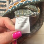 Appleseeds Small New Cardigan Sweater Wool Blend Cottagecore Nordic Fair Isle Blue Photo 6