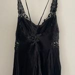 L'ATISTE Lacy and Linen Black Romper Photo 4