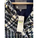 Anthropologie  Women Noemie‎ Check Houndstooth Coat Size 10 Longline Button Up Photo 6