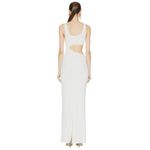 Auteur Clem Cutout Dress in White Large New Womens Long Maxi Gown Photo 3