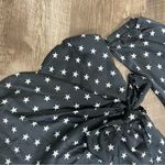 Sabo Skirt  Black Star Print Mini Wrap Dress Photo 5