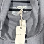 Lucky Brand NWT Gray Asymmetrical Long Sleeve Hoodie Size Petite Small Photo 1