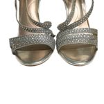 Bandolino Women's Meggie Open Toe Heels Gold Strappy Shoes 8 1/2 M Photo 4