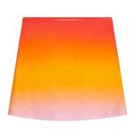 We Wore What NWT Tube Mini Skirt Gradient Fade Neon Pink Orange Grapefruit size L Photo 5