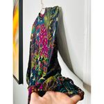 Farm Rio Black Amazonia High Neck Jungle Theme Ruffle Tiers Maxi Dress Size XS Photo 11