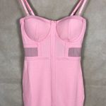 Material Girl Barbiecore Pink Bodycon Party Dress NEW MEDIUM Photo 9