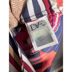 Diane Von Furstenberg DVF  Freya Dress Silk Geometric Print Size 2 Photo 6