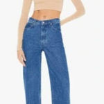 MOTHER Snacks! NWT High‎ Waisted Double Stack Ankle Snap, Crackle, Pop Jeans 24 Blue Photo 0