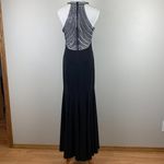 Say Yes To The Prom Dress Gown 5 Black Halter Rhinestone Embellished Gown Long Size undefined Photo 5