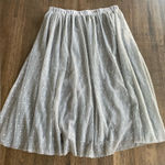 Garnet Hill  Gray Prima Tulle Skirt - Size Medium Photo 0