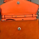Rag and Bone  Orange Suede & Leather Chain Crossbody Wallet Bag Photo 7