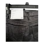 Loft  Woman’s shimmery Black Jeans Photo 3