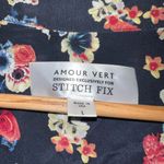 Amour Vert Blouse with Mandarin Collar and 3/4 Sleeves Photo 3