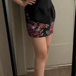 English Rose floral mini skirt Size M Photo 4