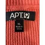 Apt. 9  Short Sleeve Orange Sweater Size XL Photo 3