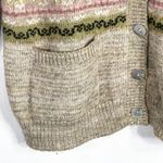 Susan Bristol  Medium Sweater Wool‎ Angora Hand Embroidered Floral Cardigan 916 Photo 4