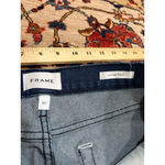 frame denim FRAME Le High Flare Jeans Dark Wash Stretch Denim Stormy Indigo Women’s 30 Photo 5