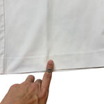 J. McLaughlin  Womens Cotton Linen Wide Leg Twill Pants White HR Size 4 Pleated Photo 3