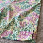 Lilly Pulitzer Palm Beach Fit Shorts Sz 4 Pink Green Floral Flamingo Stretch Photo 1