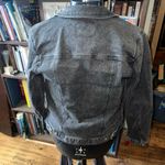 Time & Tru washed black distressed classic S denim jacket Photo 1