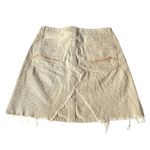 Delia's dELiA’s Raw Tr Corduroy High Rise Mini Skirt Cream Size 00 Photo 1