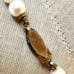 Faux pearl teardrop pendant necklace Photo 5
