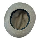 Travaux En Cours Straw Fedora Hat in Sage Size 56 Green Photo 12