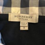 Burberry Women’s Black Five Buttons Signature Plaid Collar 3/4 Sleeves Size S Photo 5