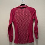 Columbia Sportswear Company Quarter-Zip Pullover Jacket Pink Cotton Sz M Photo 2