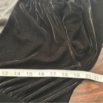 ZARA  Black Velvet babydoll Dress size L Photo 7