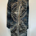 Gorgeous J.Jill Oversized Blue Tapestry Shrug Sweater Size Small Photo 2