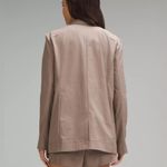 Lululemon NWT Relaxed-Fit Twill Blazer Taupetastic Chic Feminine Workcore Size M Photo 1