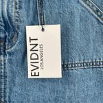 Evidnt  Los Angeles Skirt Size 26 Denim Jean Pencil Front Slit High Waist NWT Photo 4