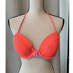 Aerie Orange Halter Neck Bikini Swim Top Women’s Size 34C Beach Ready Photo 0