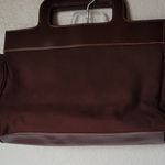 Victoria's Secret Vintage  Brown Rust Gold Suede  Leather Purse Photo 1